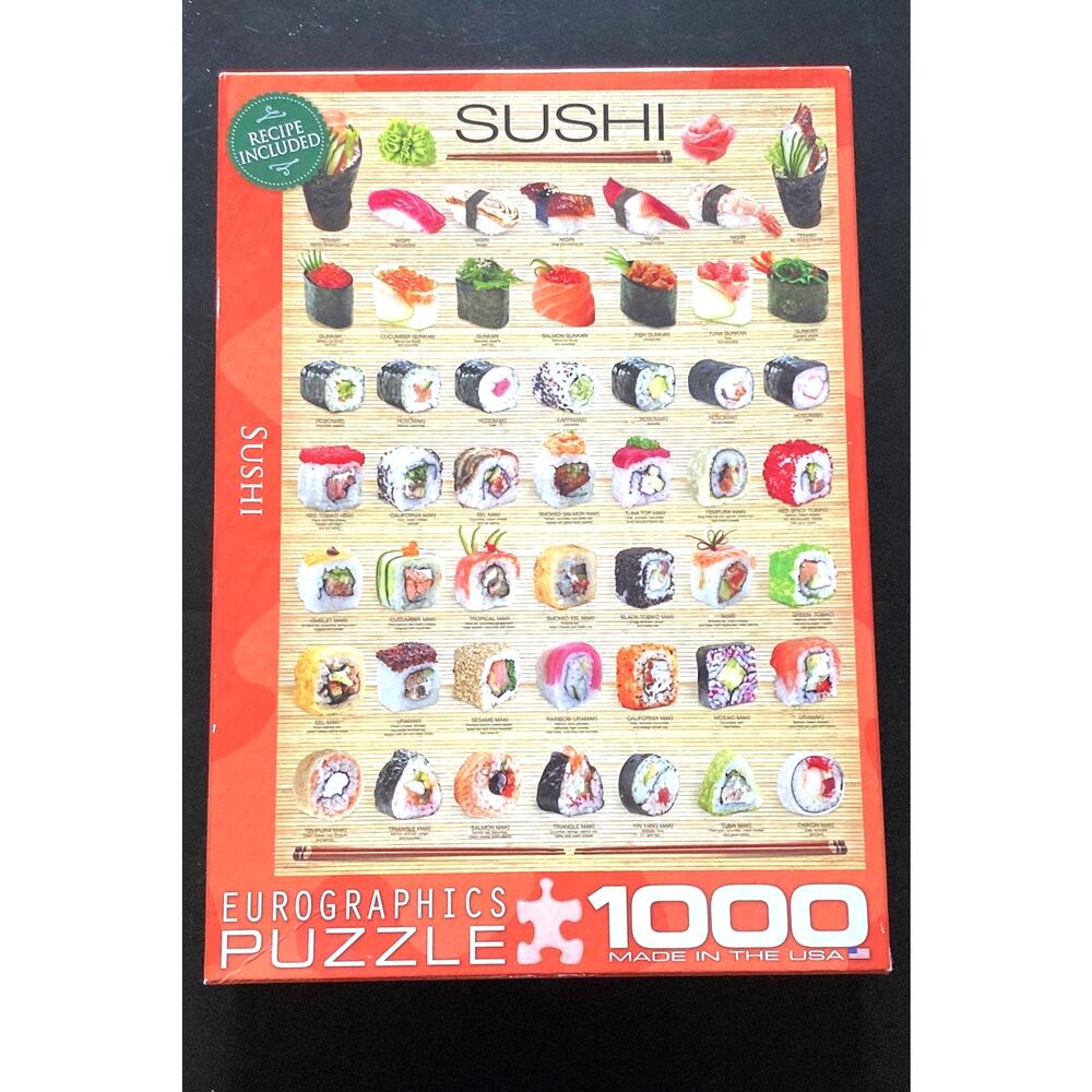 Eurographics 1000 Piece Jigsaw Puzzle: Sushi - Pre-Owned